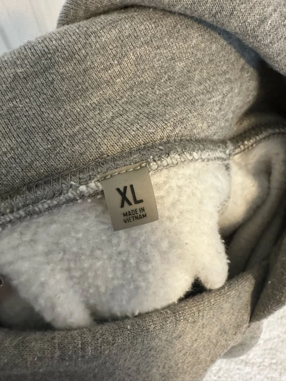Fear of God ESSENTIALS Heather Gray Hoodie with Black Logo - Picture 6 of 7